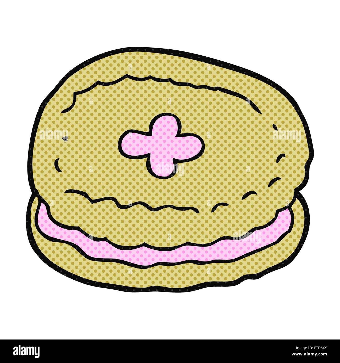 freehand drawn cartoon biscuit Stock Vector Image & Art Alamy