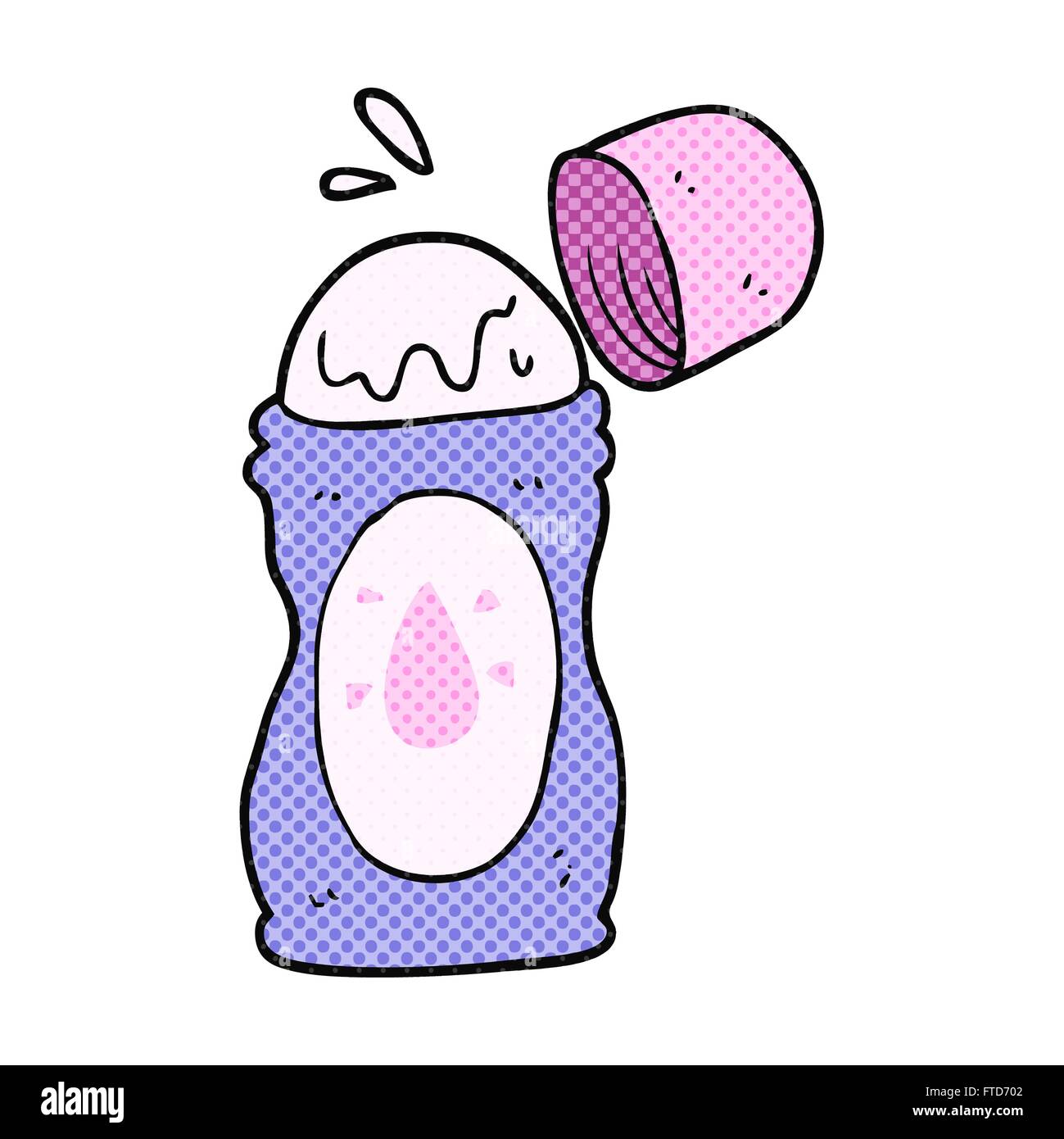 freehand drawn cartoon roll on deodorant Stock Vector Image & Art - Alamy