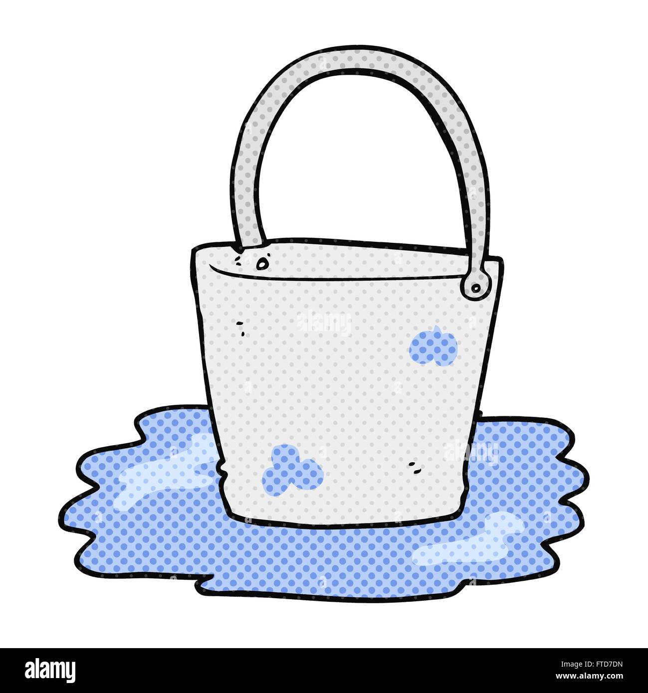freehand drawn cartoon water bucket Stock Vector Image & Art - Alamy