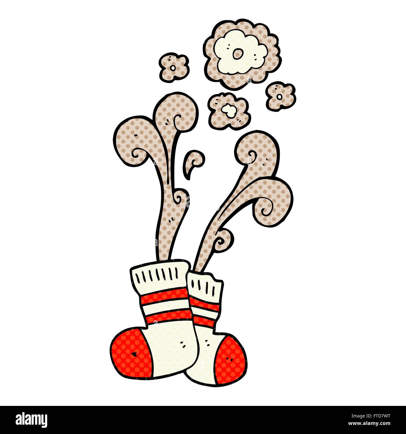 freehand drawn cartoon smelly old socks Stock Vector Image & Art Alamy