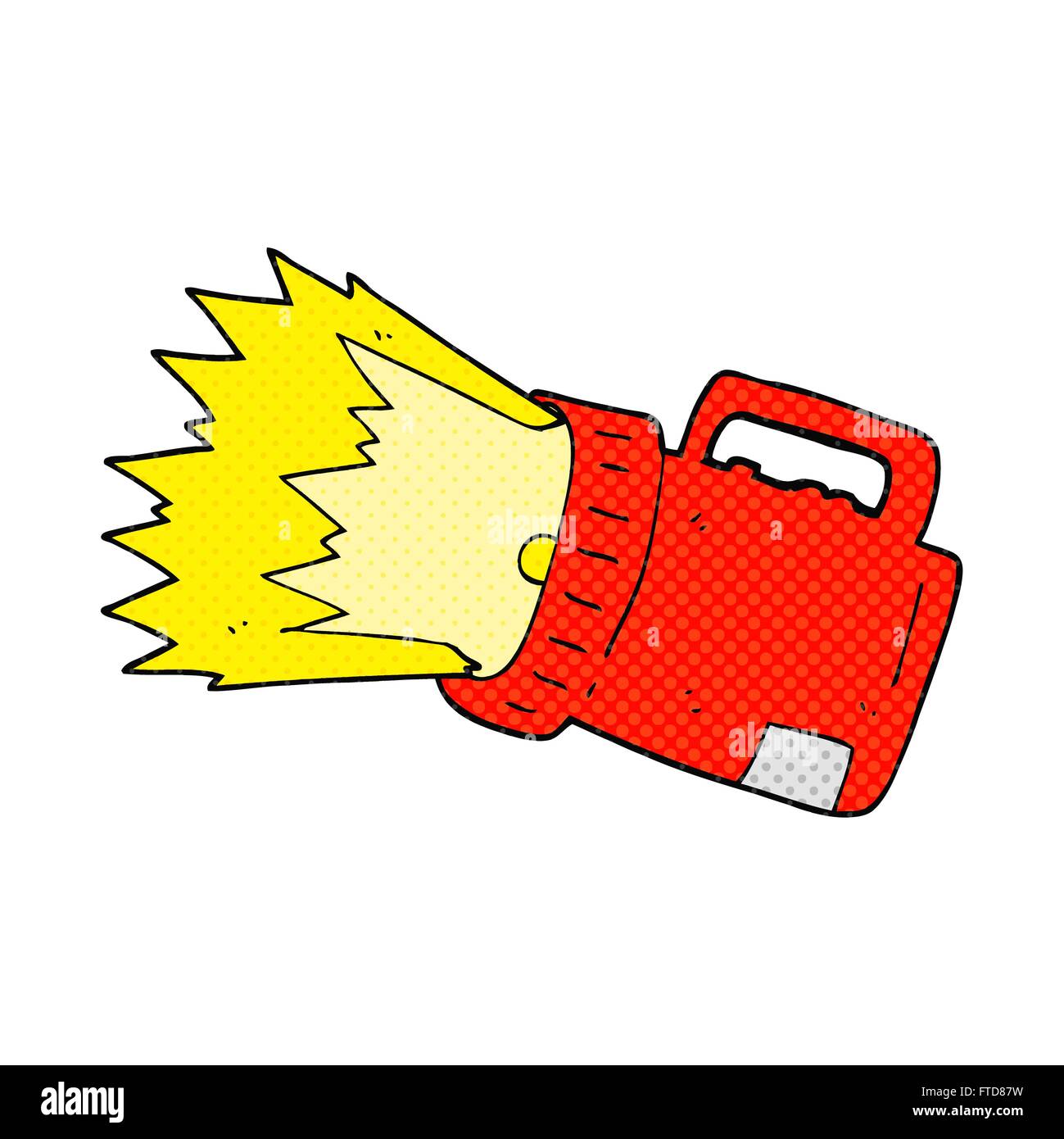 freehand drawn cartoon torch Stock Vector Image & Art - Alamy