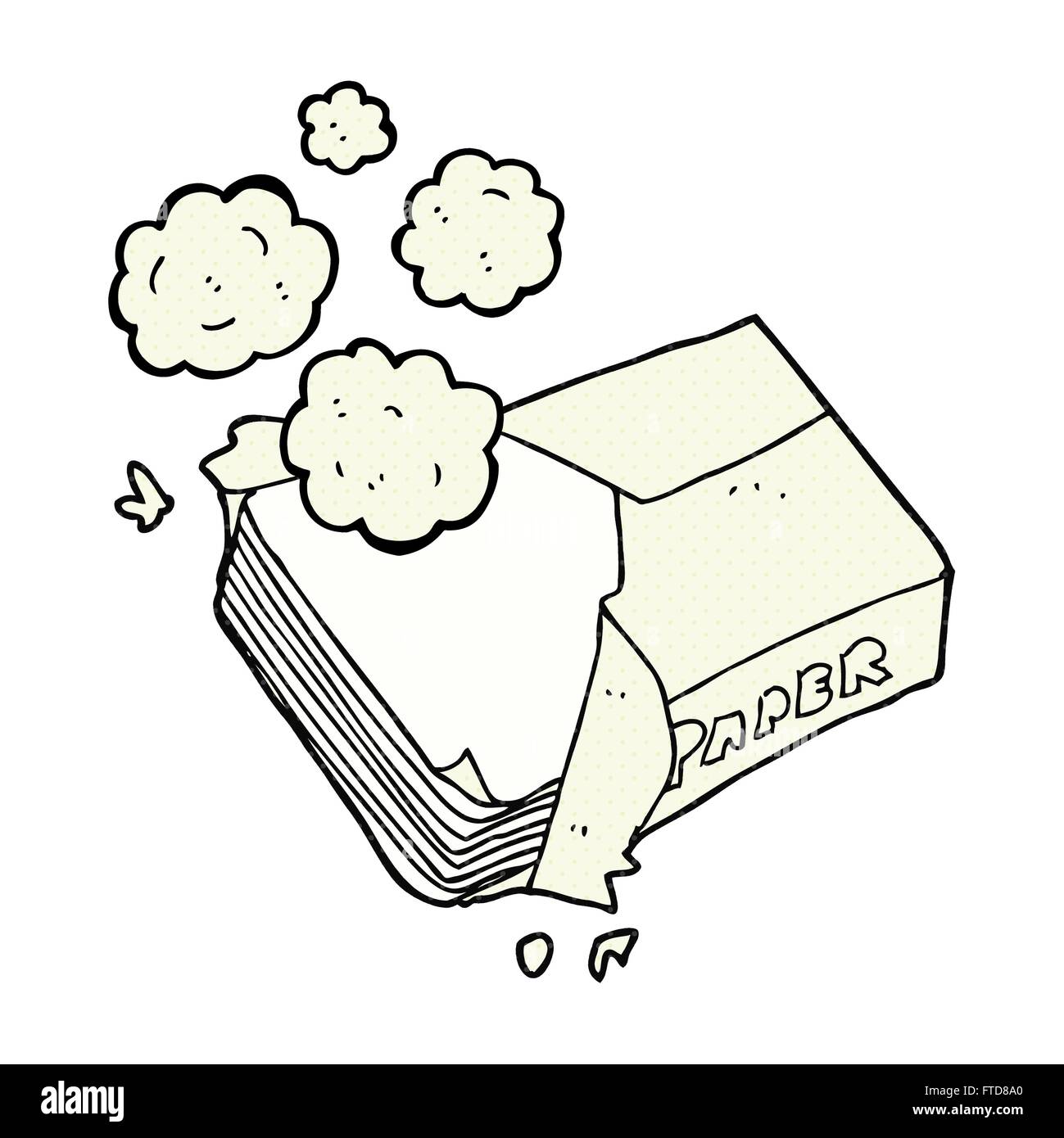 freehand drawn cartoon office paper Stock Vector Image & Art - Alamy