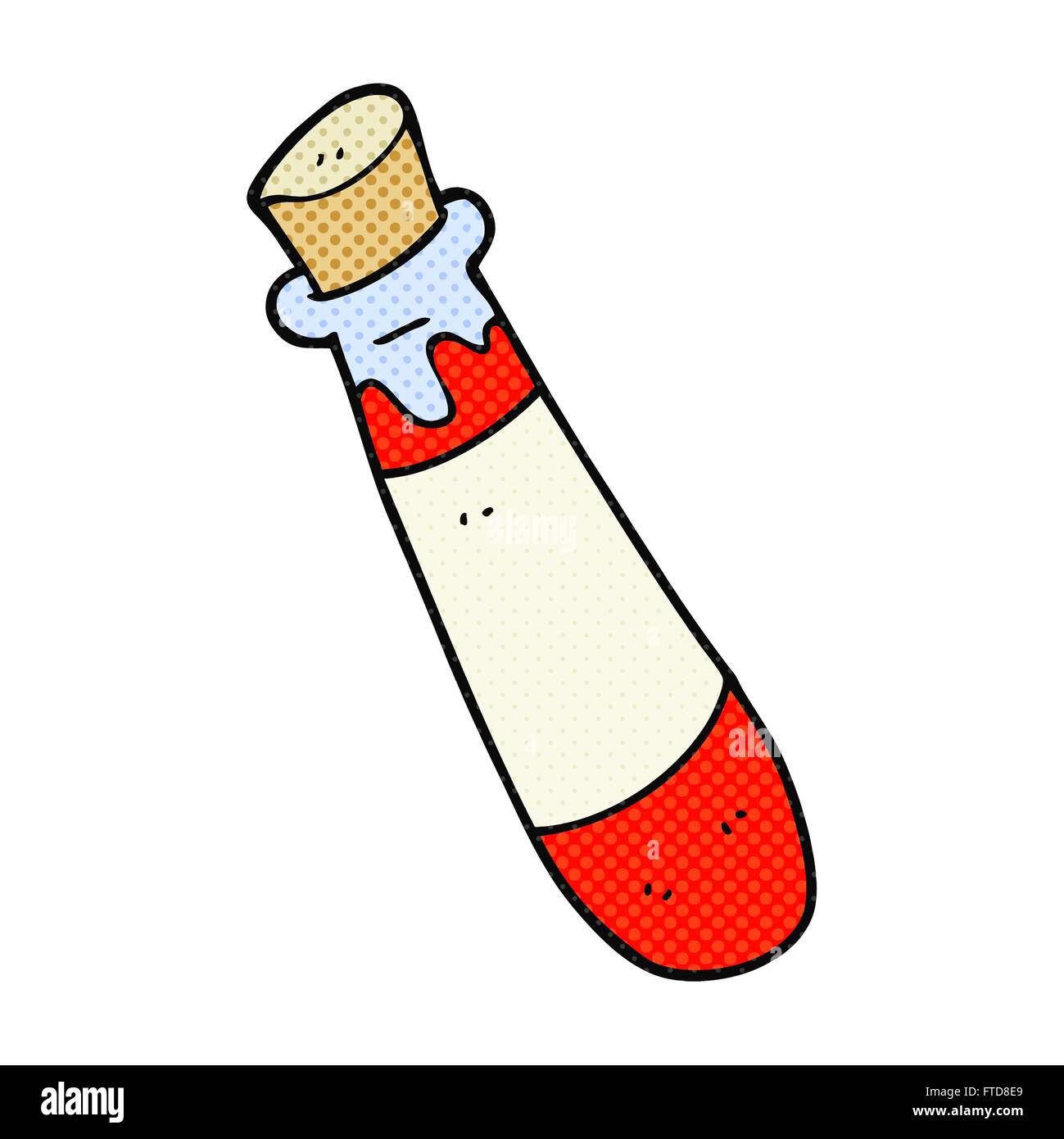 freehand drawn cartoon vial of blood Stock Vector Image & Art Alamy