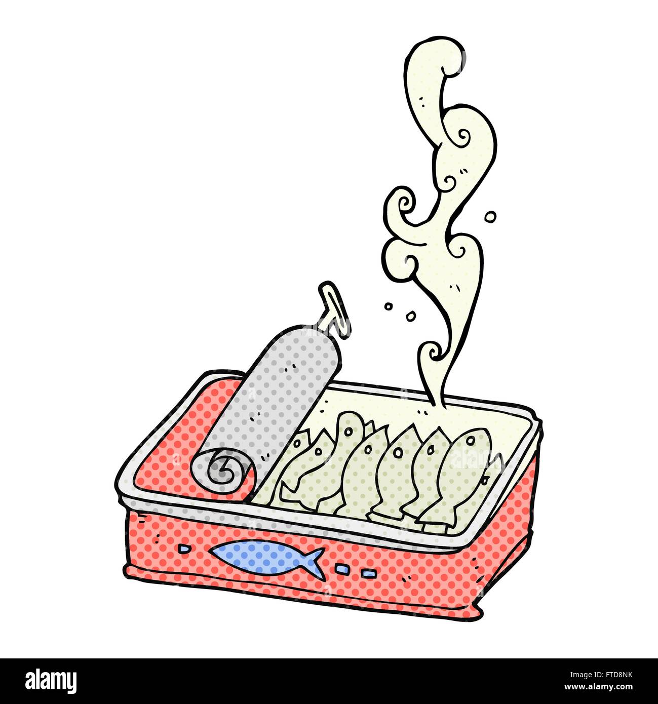 freehand drawn cartoon can of sardines Stock Vector Image & Art Alamy