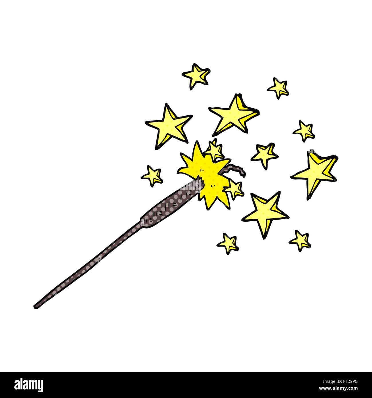freehand drawn cartoon sparkler Stock Vector Image & Art - Alamy