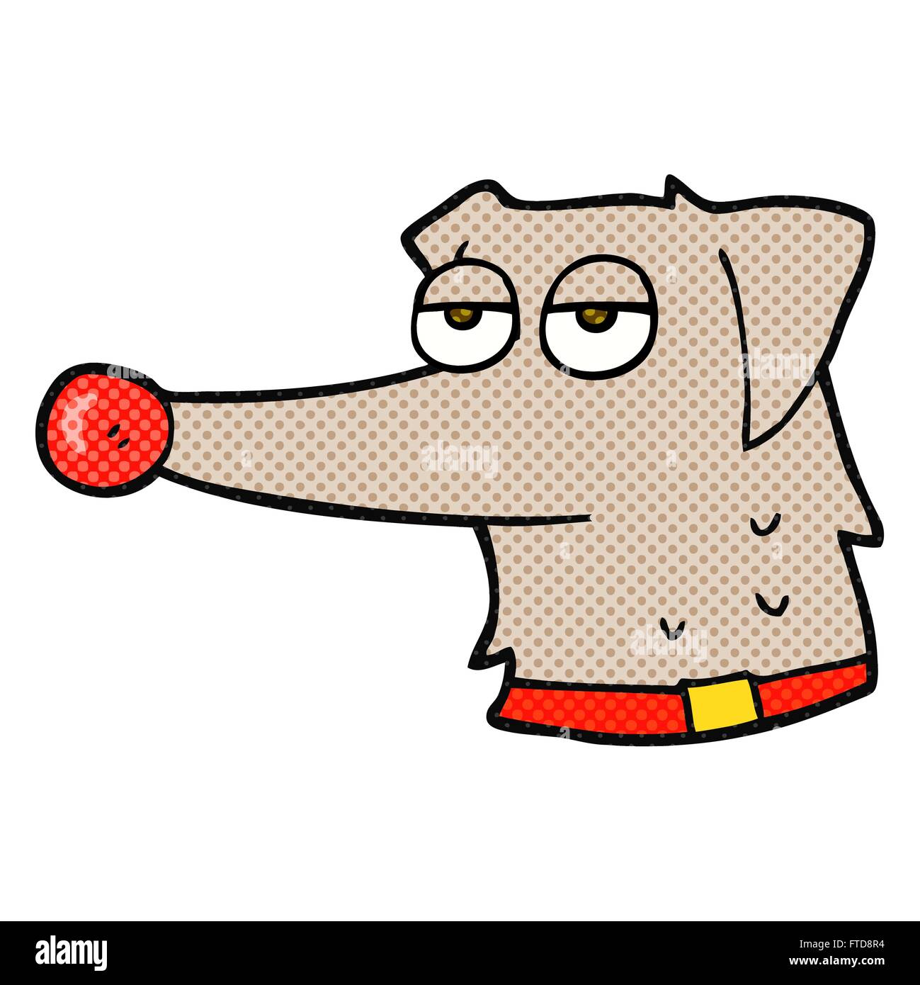 freehand drawn cartoon dog with collar Stock Vector Image & Art Alamy