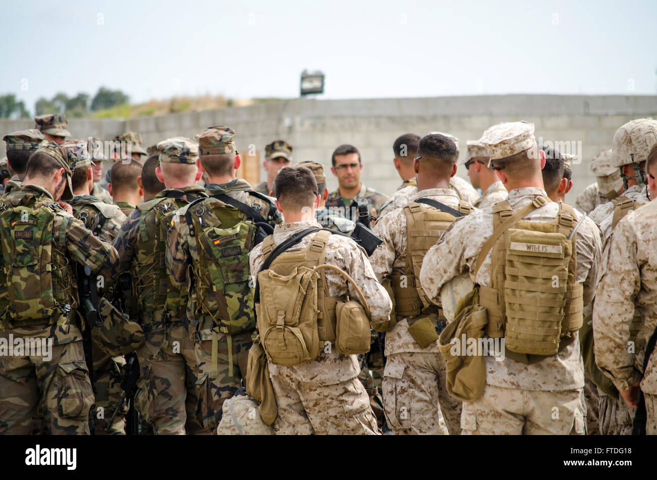 ROTA, Spain (Oct. 3, 2013) - Marines from both the Spanish infantry and ...