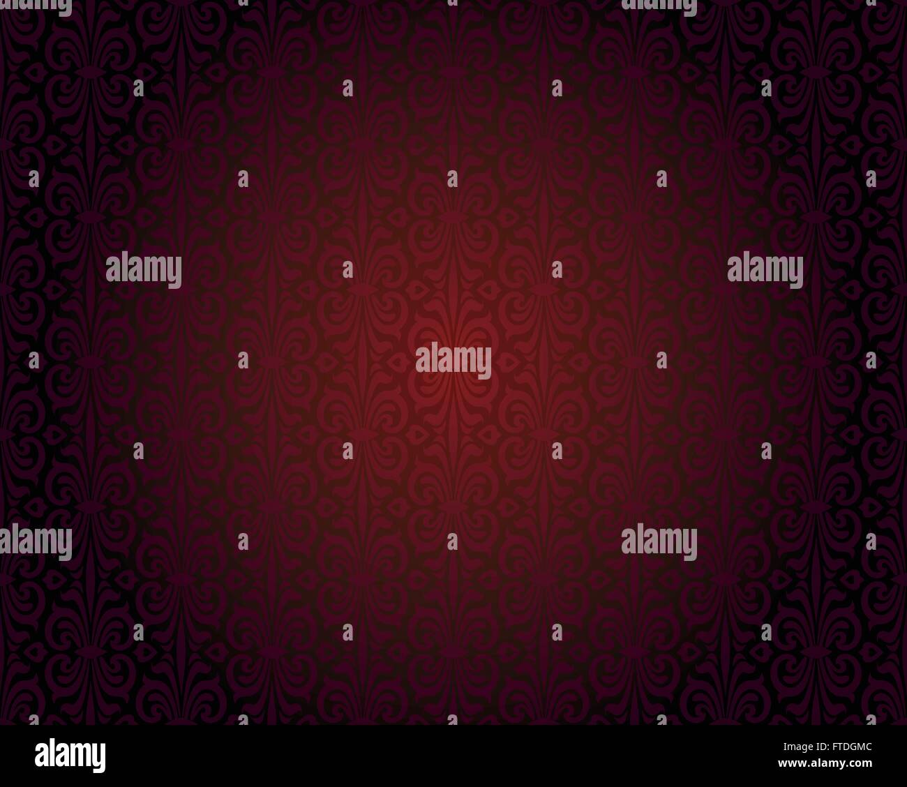 Dark red wallpaper repeatable gradient vector background pattern Stock Vector