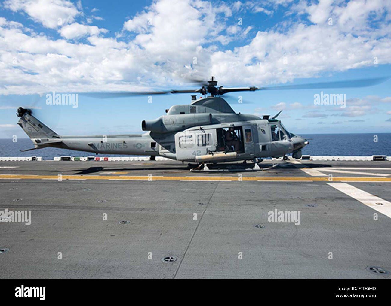 Aw179 151019-M-AW179-022 MEDITERRANEAN SEA (Oct. 19, 2015) A UH-1Y Venom with ...
