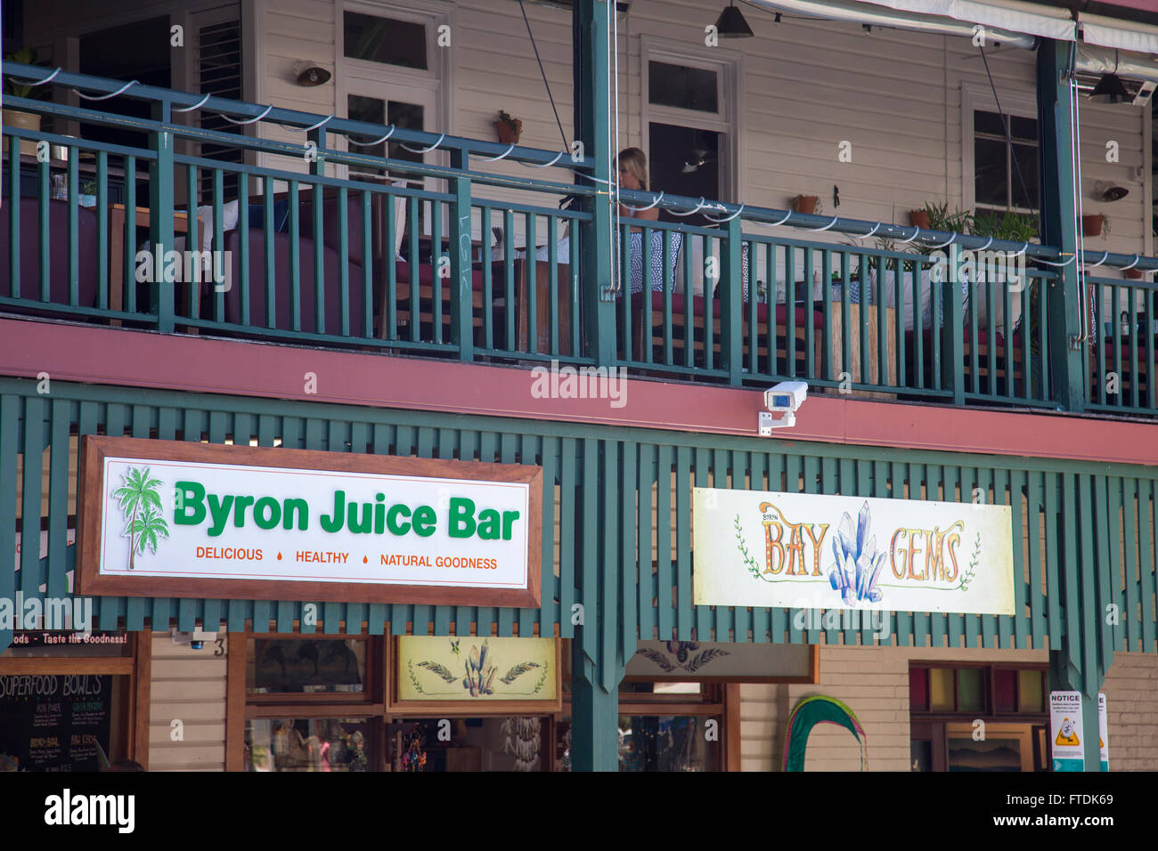 Juice bar in Byron Bay, northern new south wales holiday town,australia