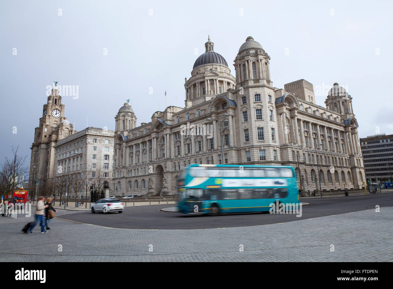 The Port of Liverpool Building (formerly Mersey Docks and Harbour Board Offices, more commonly known as the Dock Office), Merseyside, UK Stock Photo