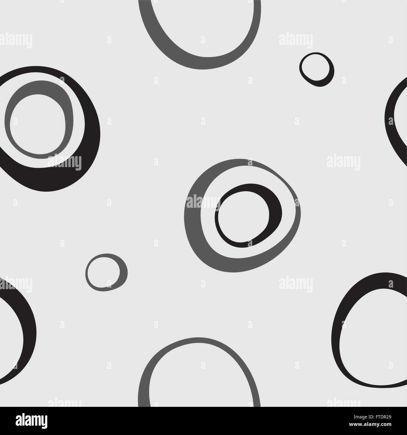 Vector seamless wallpaper. Circles on a gray background Stock Vector ...
