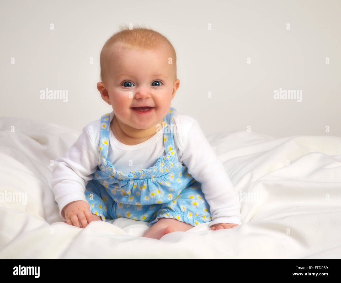 A cute little baby girl Stock Photo