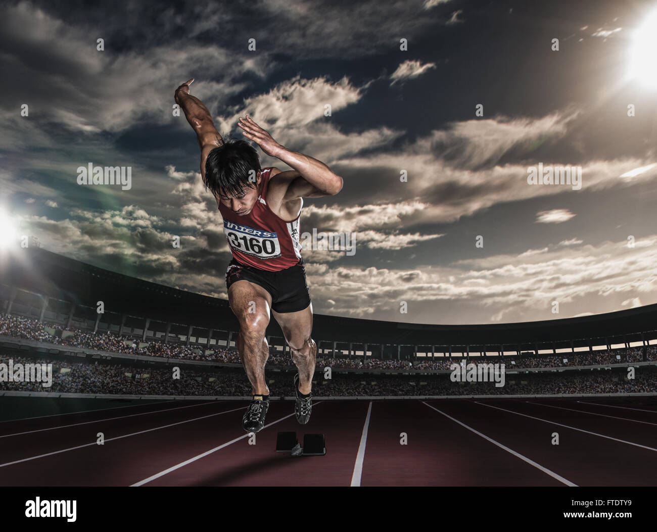 Athlete running hires stock photography and images Alamy