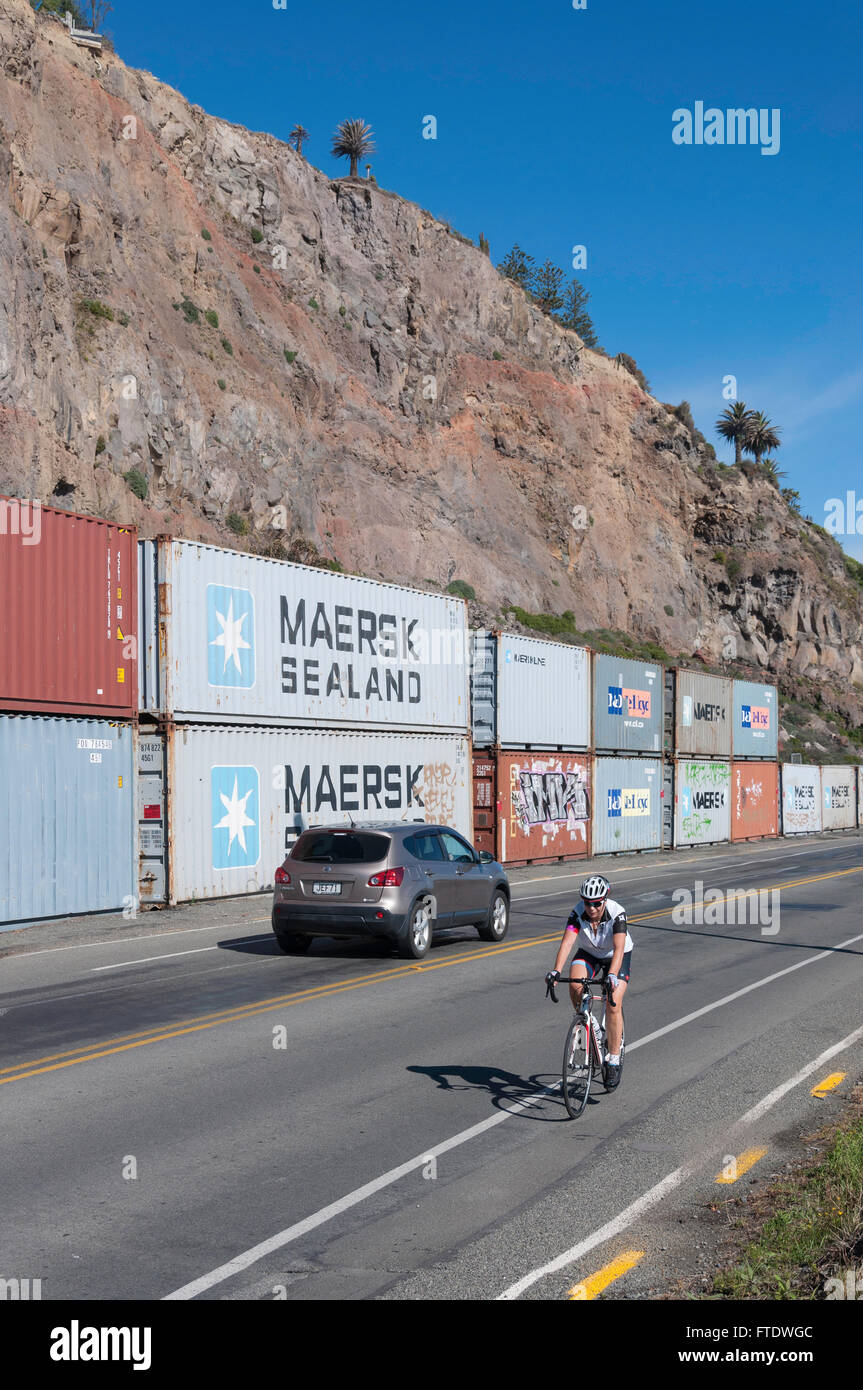 Shipping Containers Stacked High Resolution Stock Photography and ...