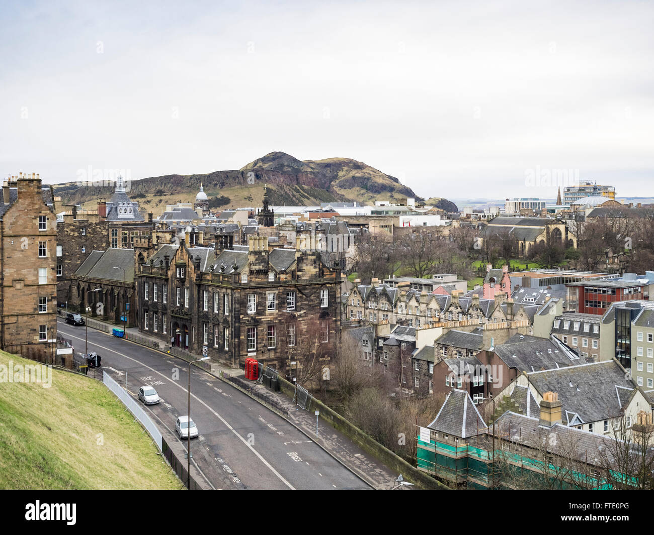 Edinburgh Old Town Stock Photo - Alamy