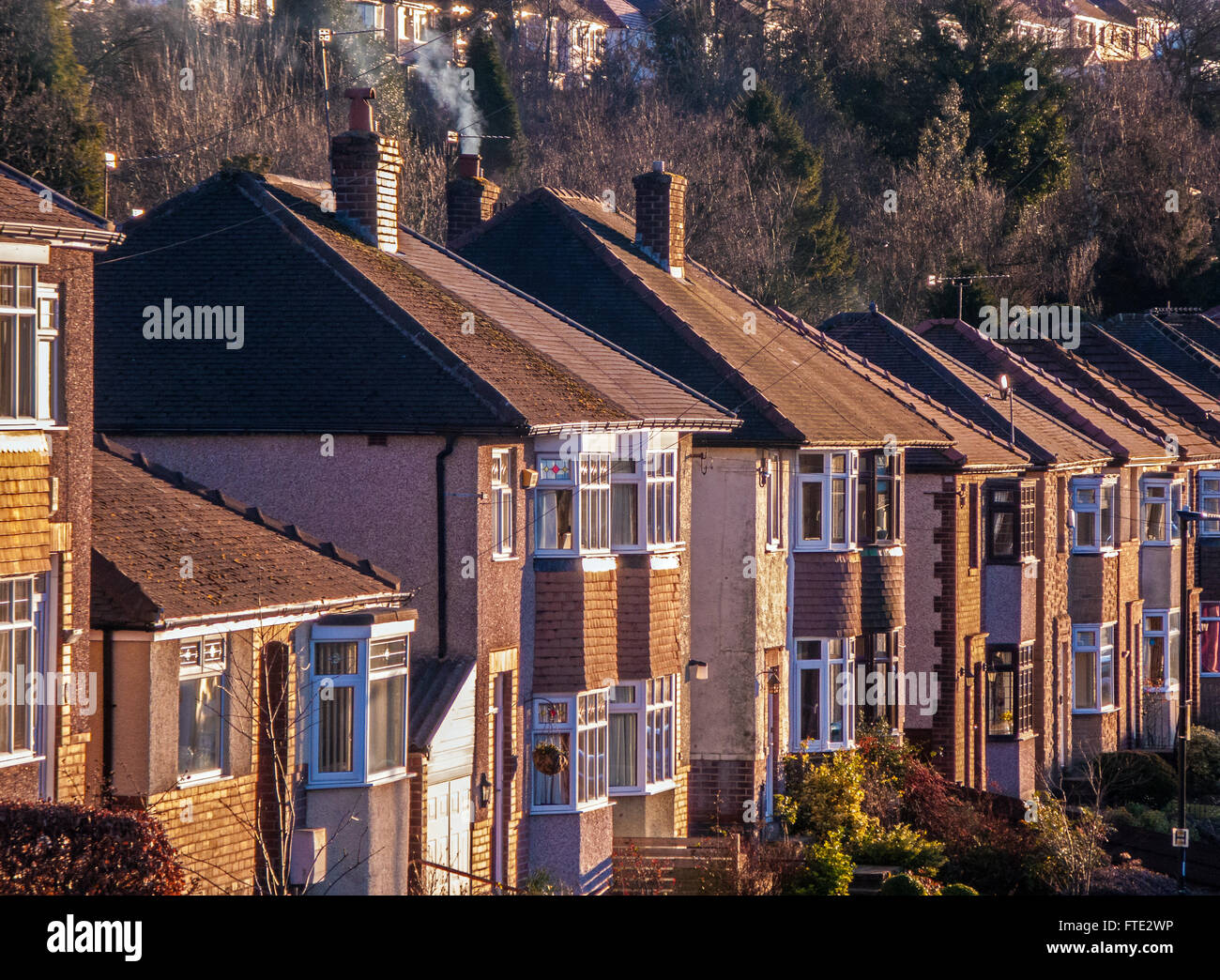 Suburban Housing, Sheffield Stock Photo Alamy