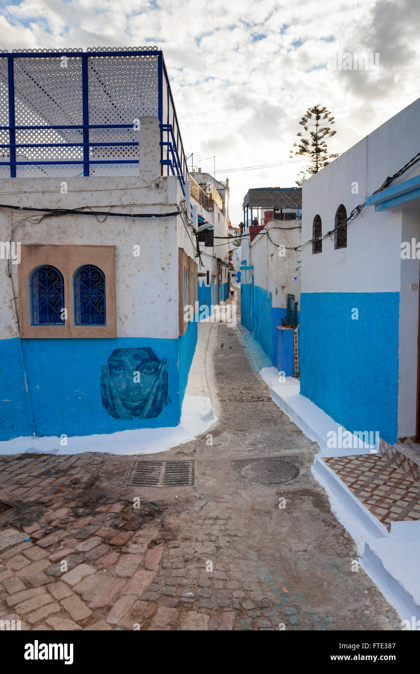 Kasbah des Oudaias Rabat / Kasbah of the Udayas, Rabat, Morocco Stock