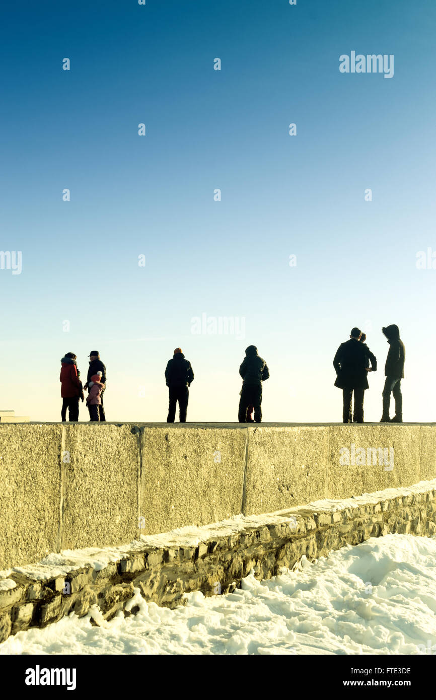 Women skyline silhouette hi-res stock photography and images - Alamy