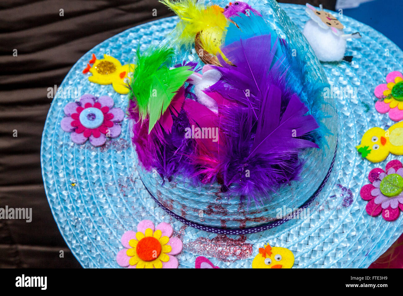 Decorated Easter Bonnet For Competition Entry On Easter Monday In