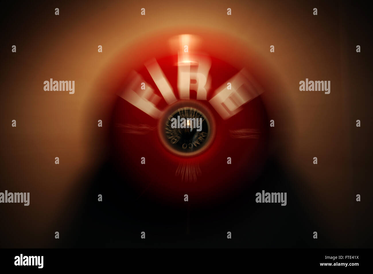 Loud fire alarm warning. Safety measure Stock Photo Alamy