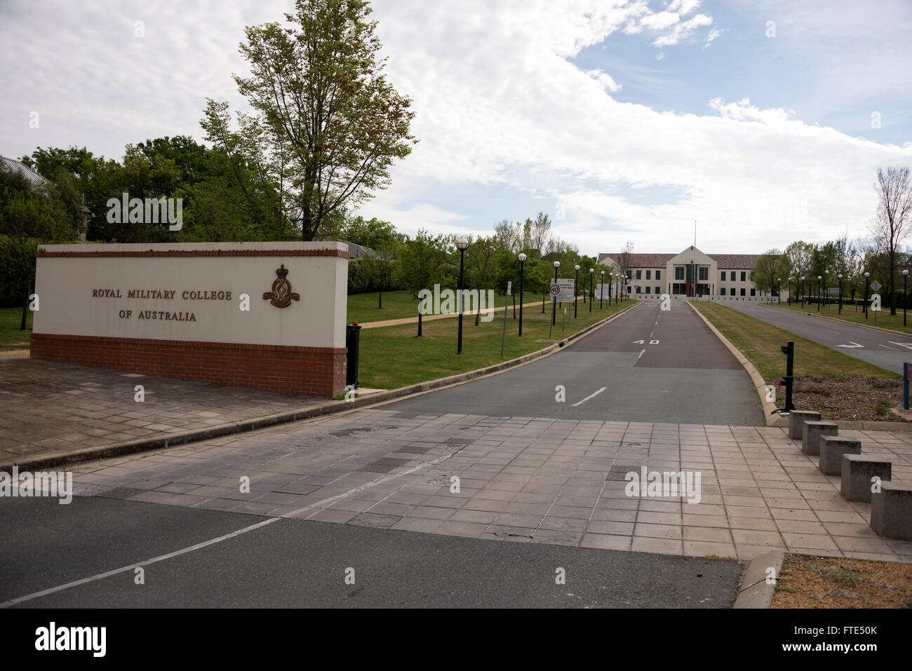 The Royal Military College at Duntroon, is the Australian Army's officer training establishment in Canberra,Australia, Stock Photo