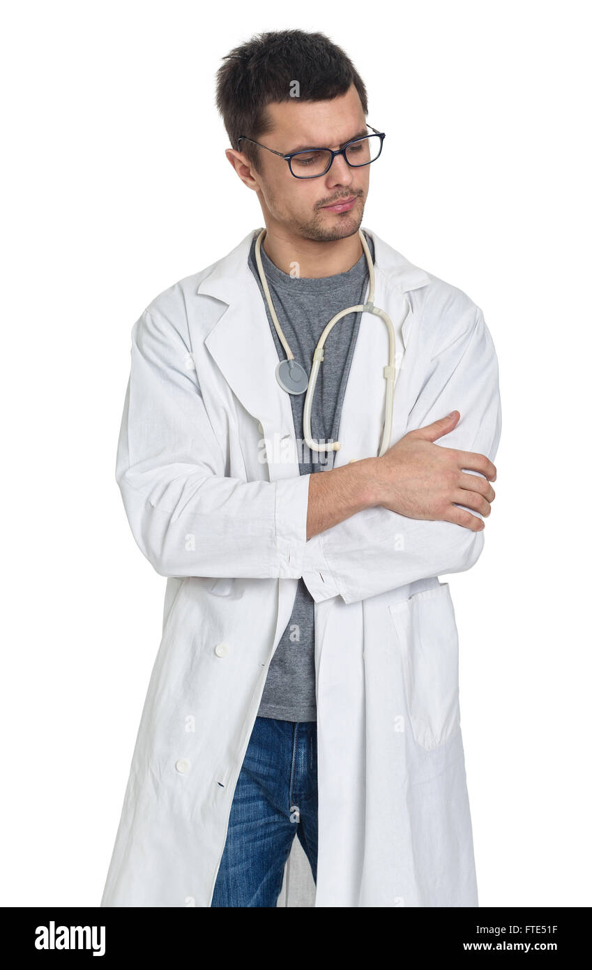 Doctor in white uniform hi-res stock photography and images - Alamy