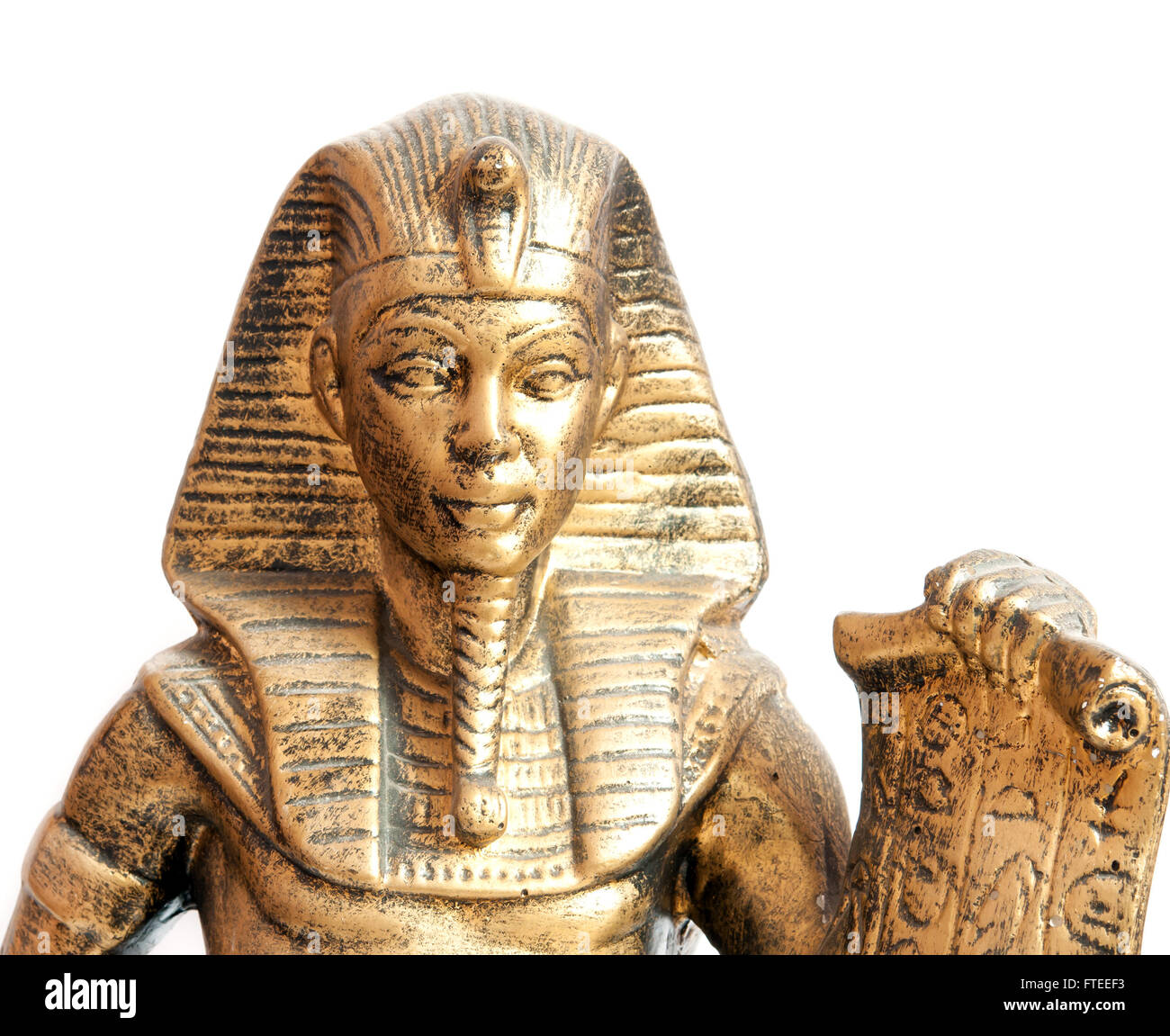 old Egyptian pharaoh Statue Stock Photo