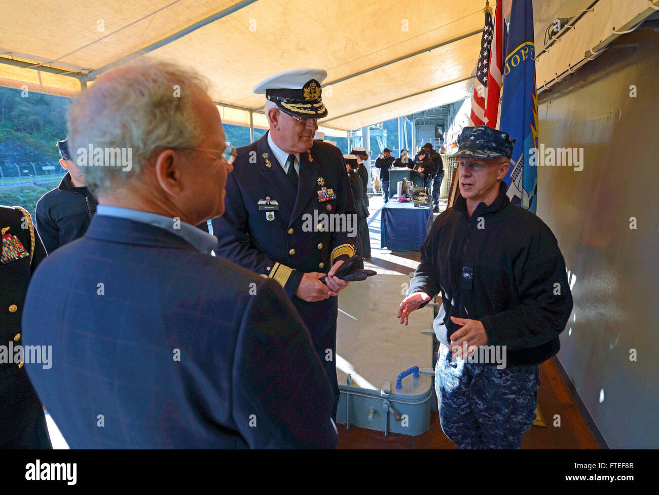 The deputy commander of the u s 6th fleet hi-res stock photography and ...