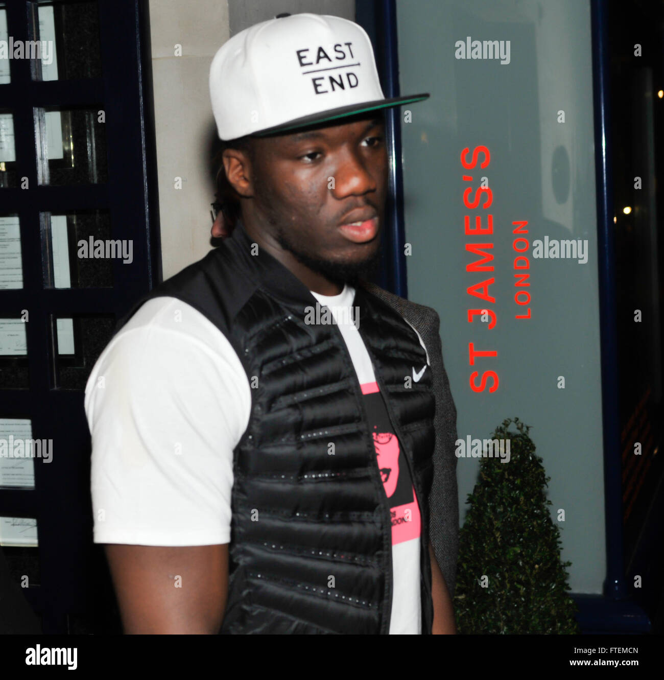Section Boys Rapper Section Boyz leave Tramp nightclub after BRITS party Featuring: Section ...