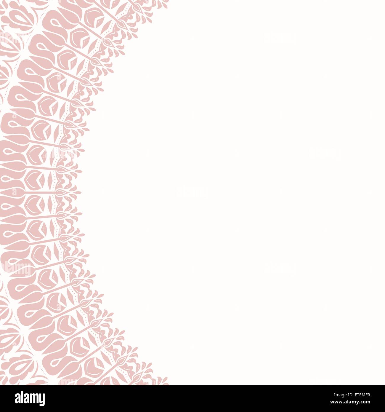 Floral Modern Vector Round Frame Stock Vector Image & Art - Alamy