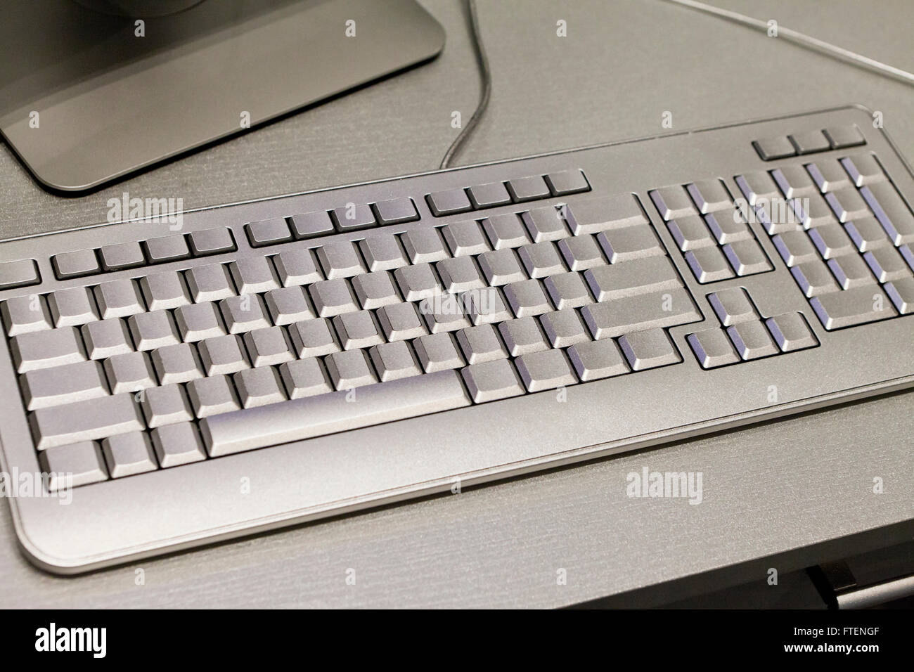 Painted keyboard (blank keyboard) - USA Stock Photo