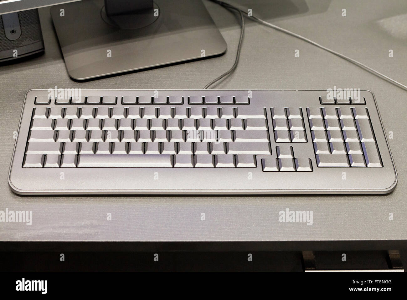 Painted keyboard (blank keyboard) - USA Stock Photo