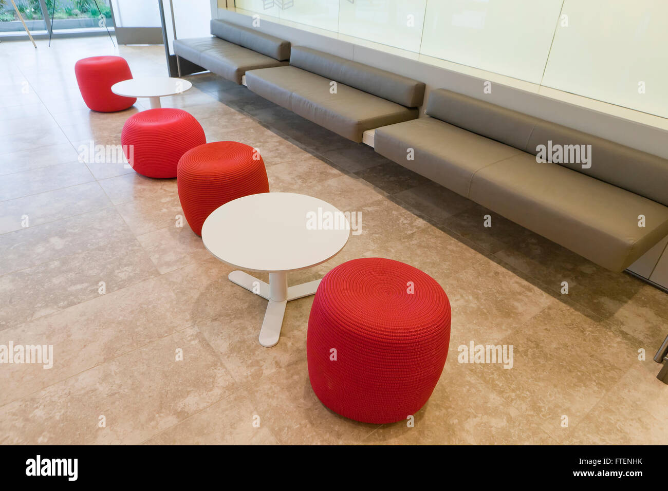 Workplace rest area in a modern office interior - USA Stock Photo