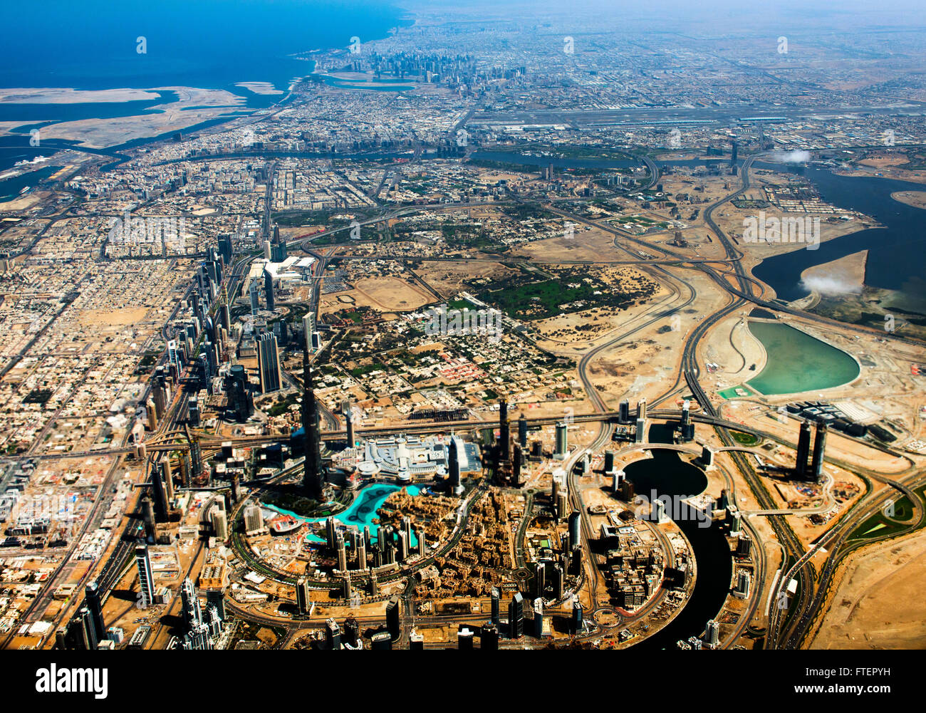 Aerial View Dubai Creek Dubai High Resolution Stock Photography And