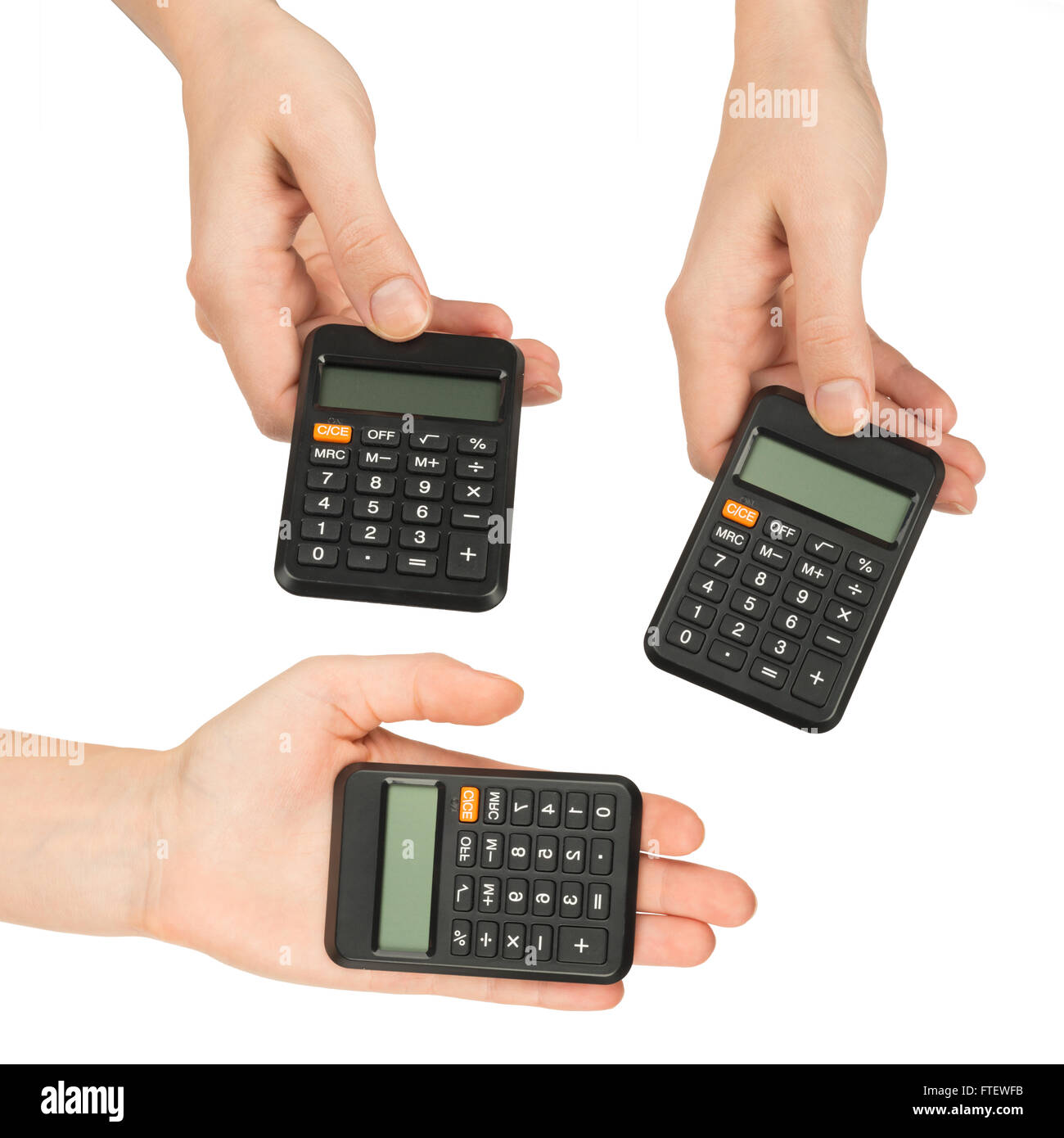  Set of human hands Stock Photo - Alamy