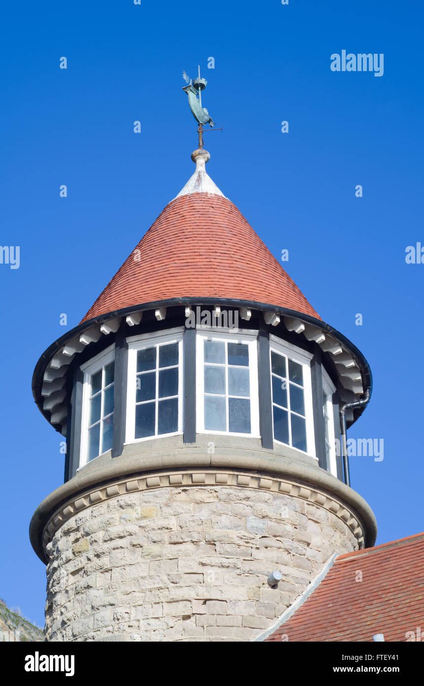 Tower toll House Marine drive Scarborough North Yorkshire Stock Photo Tower toll House Marine drive Scarborough North Yorkshire Stock Photo