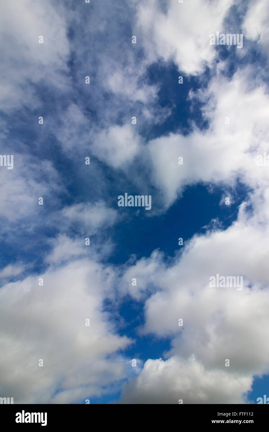 Background image of blue sky and white clouds Stock Photo - Alamy