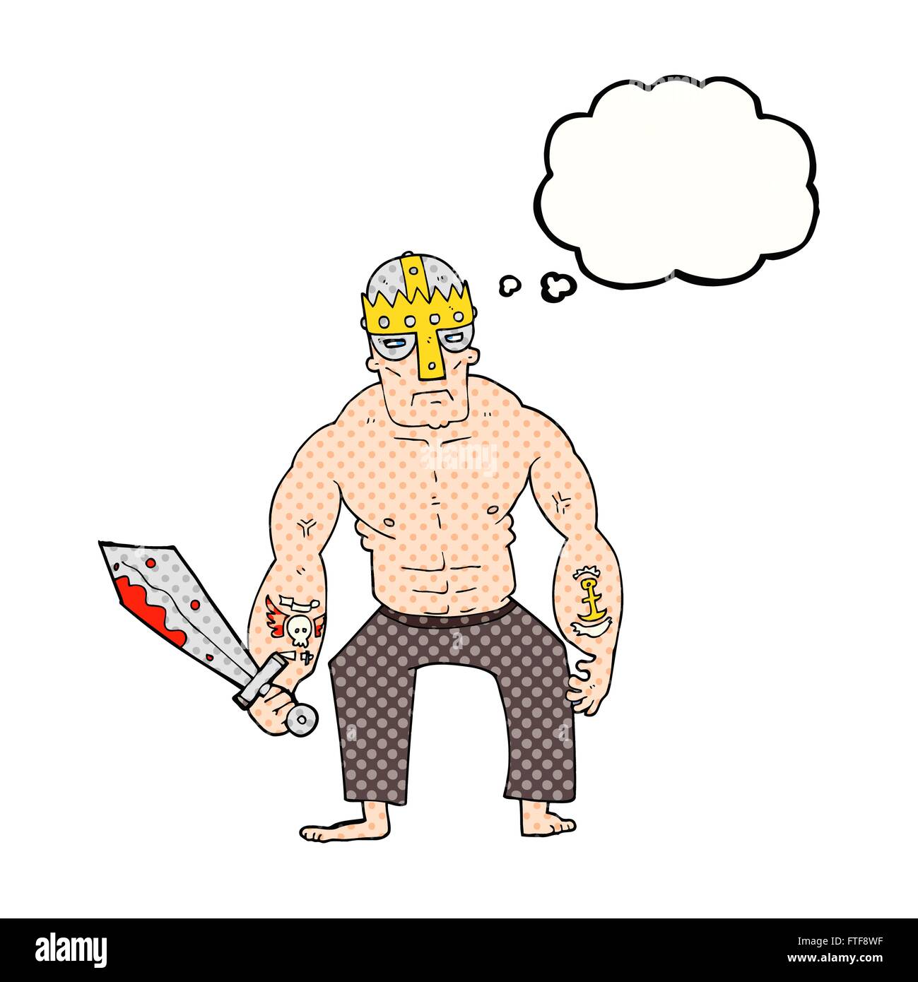 Freehand drawn cartoon hand sword hi-res stock photography and images ...