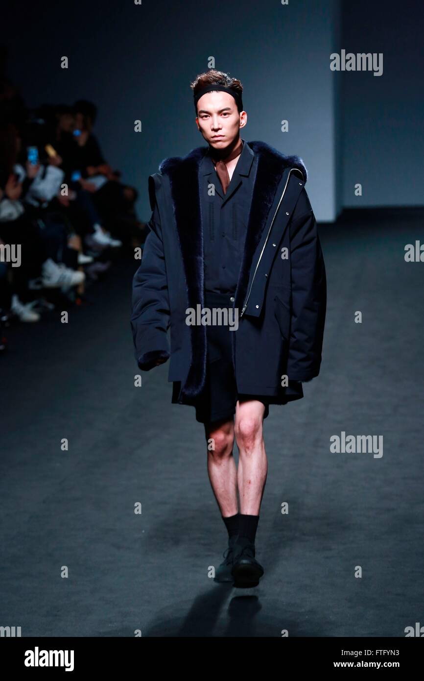 The Second Day Of Seoul Fashion Week 87mm Fashion Show In Seoul South Korea On 25th March 16 China And South Korea Out Stock Photo Alamy