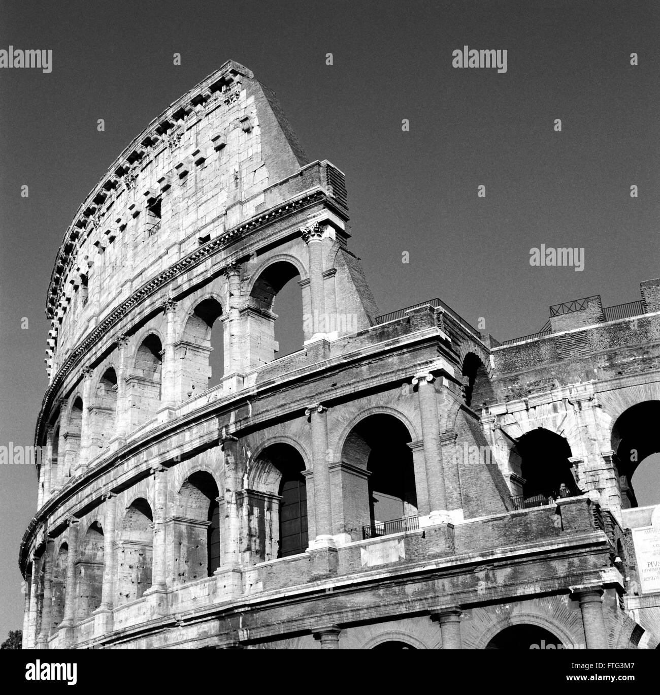 Italy, Lazio, Rome, the Colosseum Stock Photo