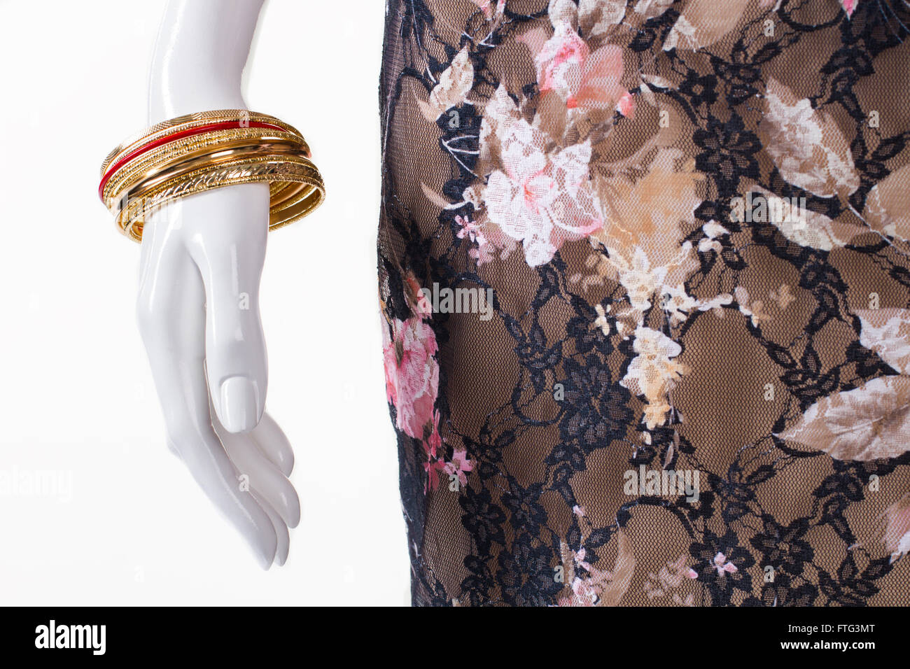 Gold bracelets hi-res stock photography and images - Alamy
