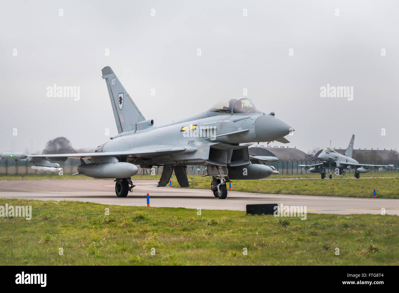 Raf typhoon runway raf coningsby hi-res stock photography and images ...