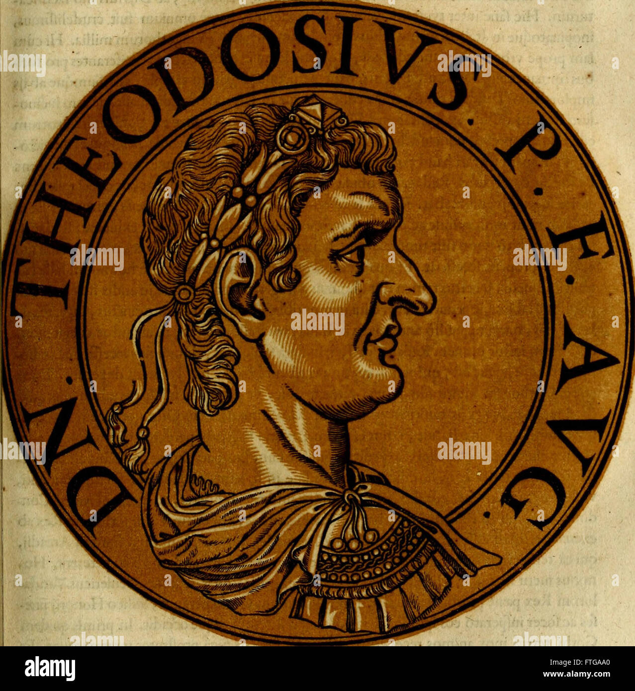 A 1645 work illustrating the portraits of Roman emperors based on ...