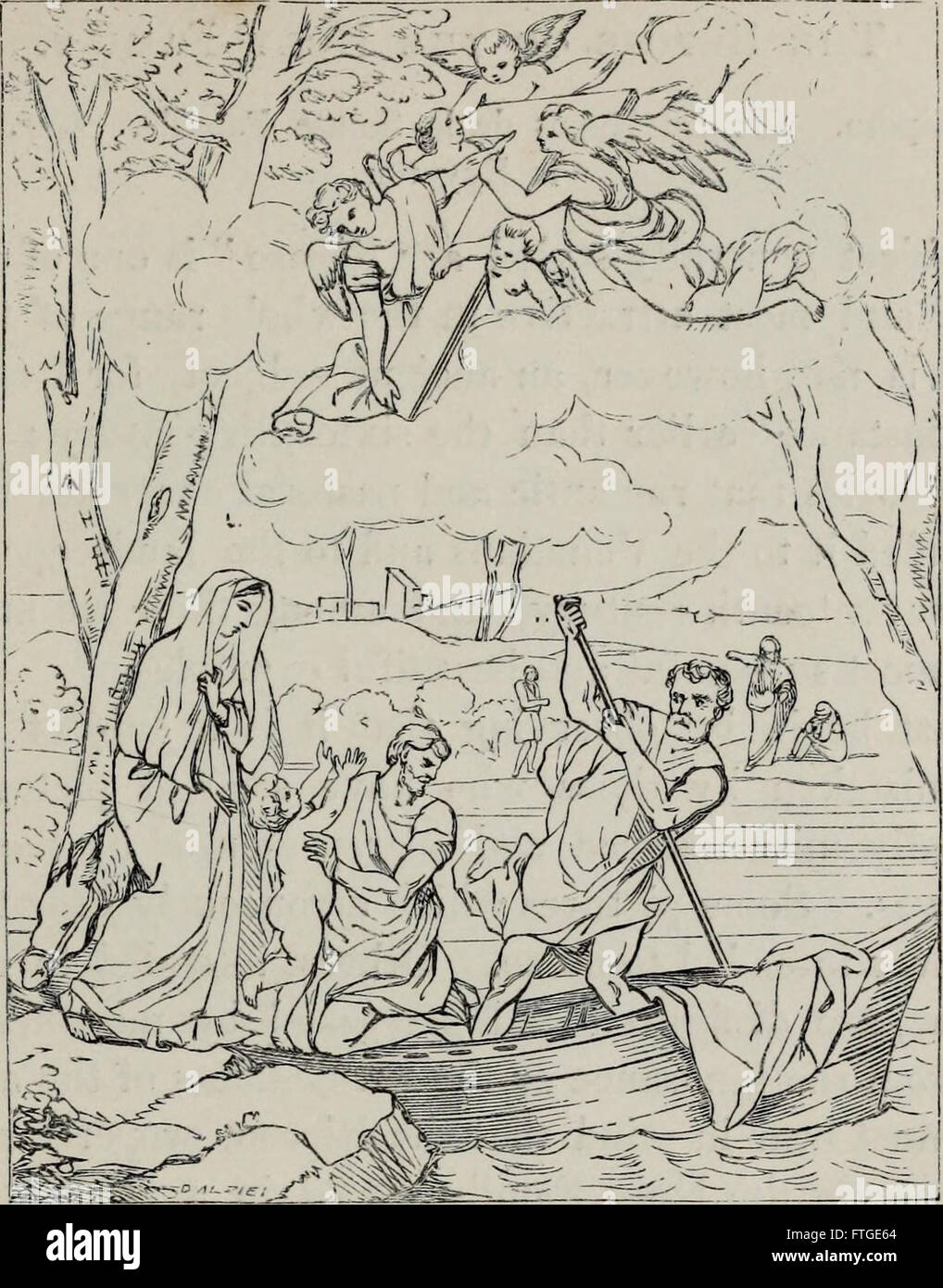 A 1852 work illustrating various representations of the Madonna in fine