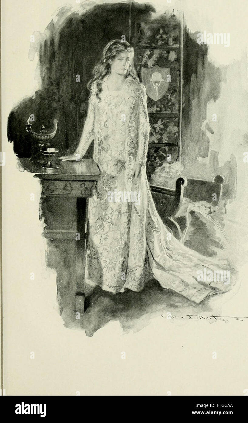 Maude Adams acting edition of Romeo and Juliet; (1899) Stock Photo