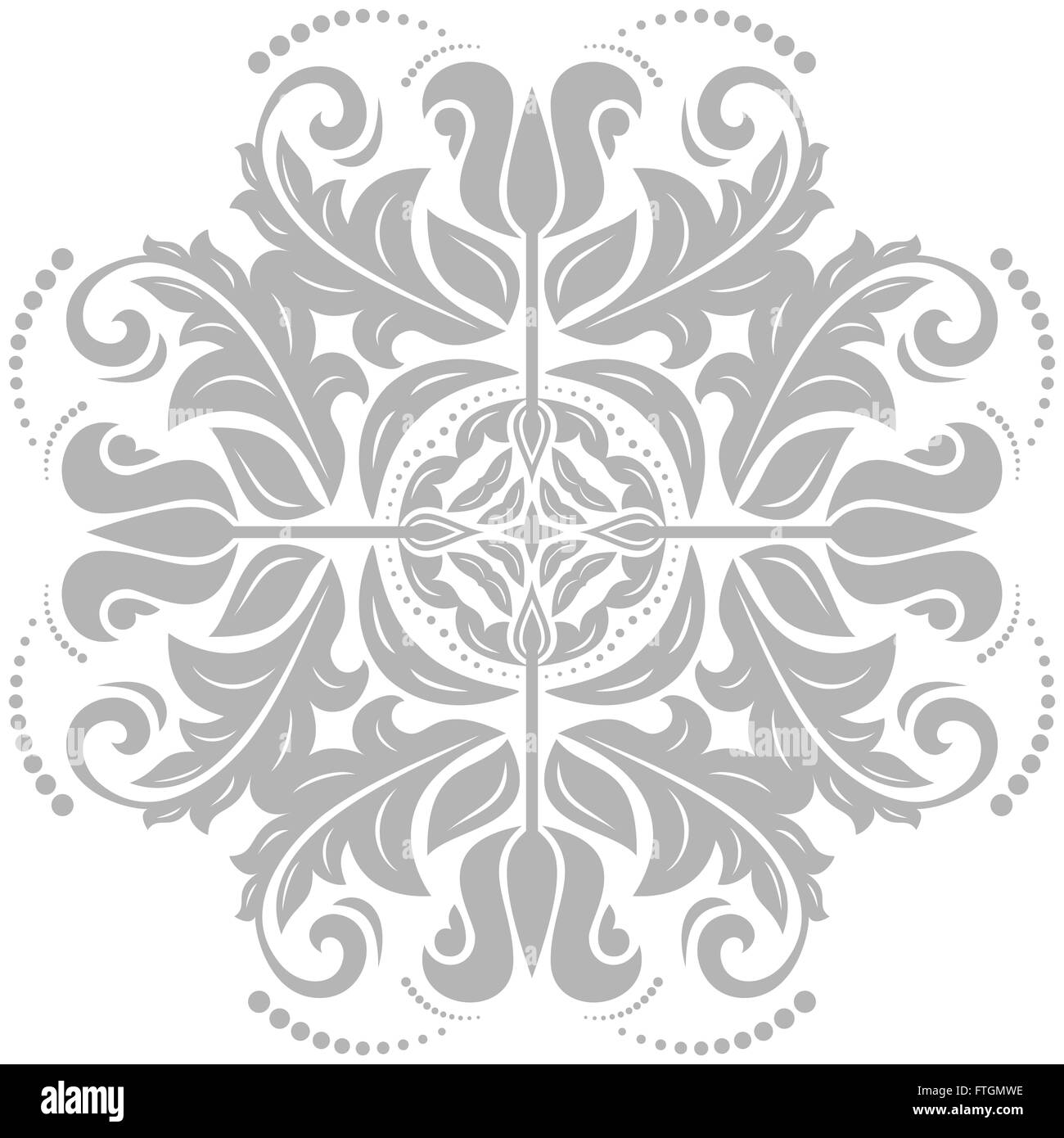 Damask Oriental Pattern Stock Photo Alamy