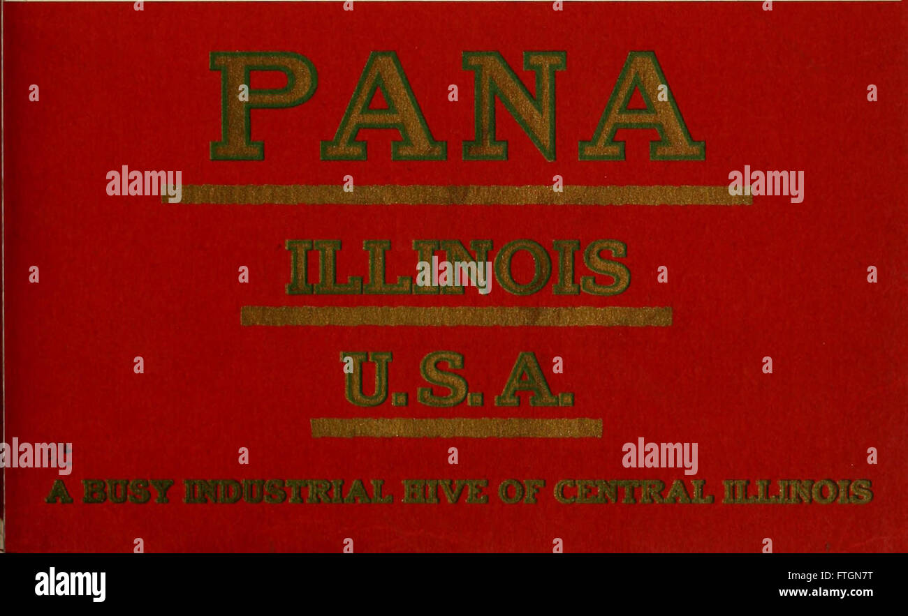 Pana illinois map hires stock photography and images Alamy