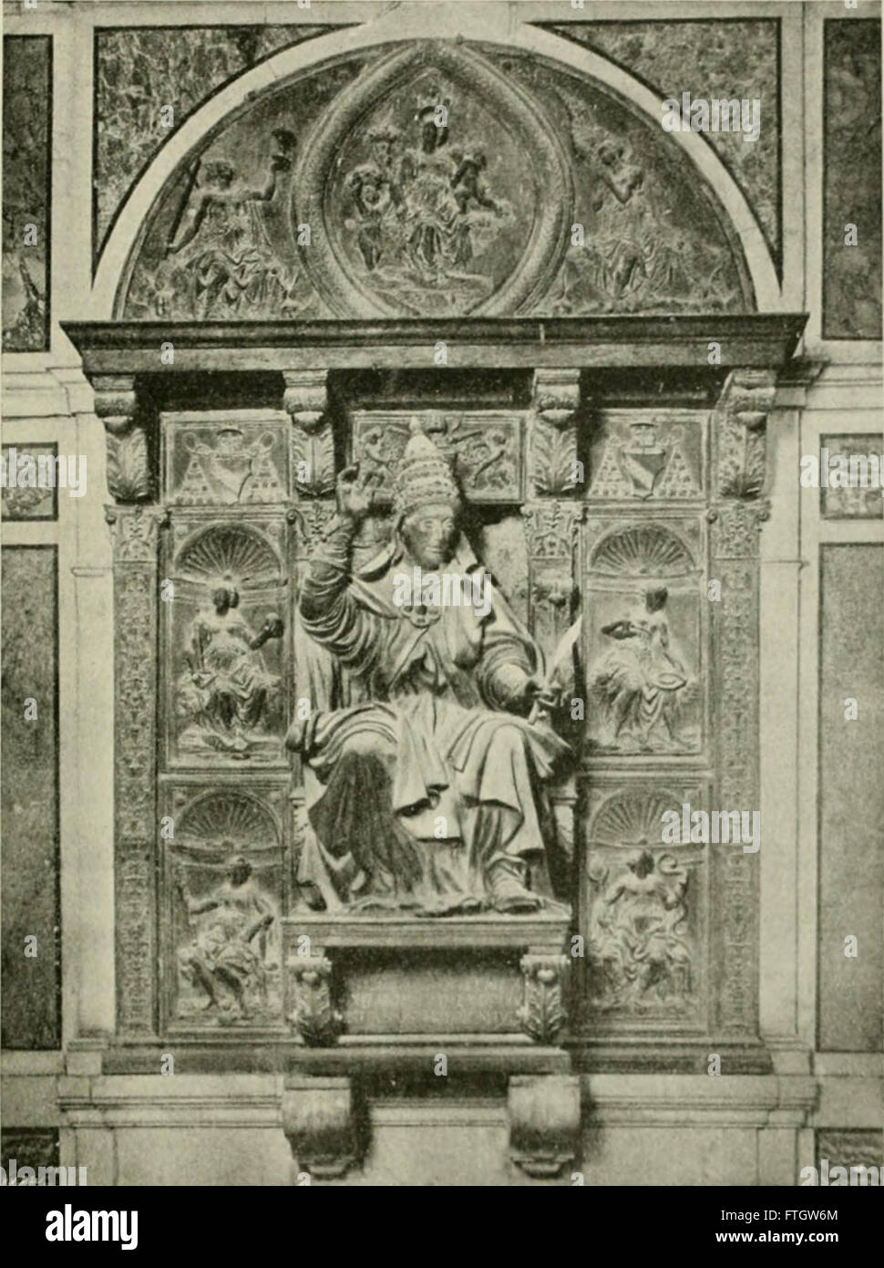 Saint-Pierre de Rome - histoire de la basilique vaticane et du culte du tombeau de Saint Pierre (1900) Stock Photo