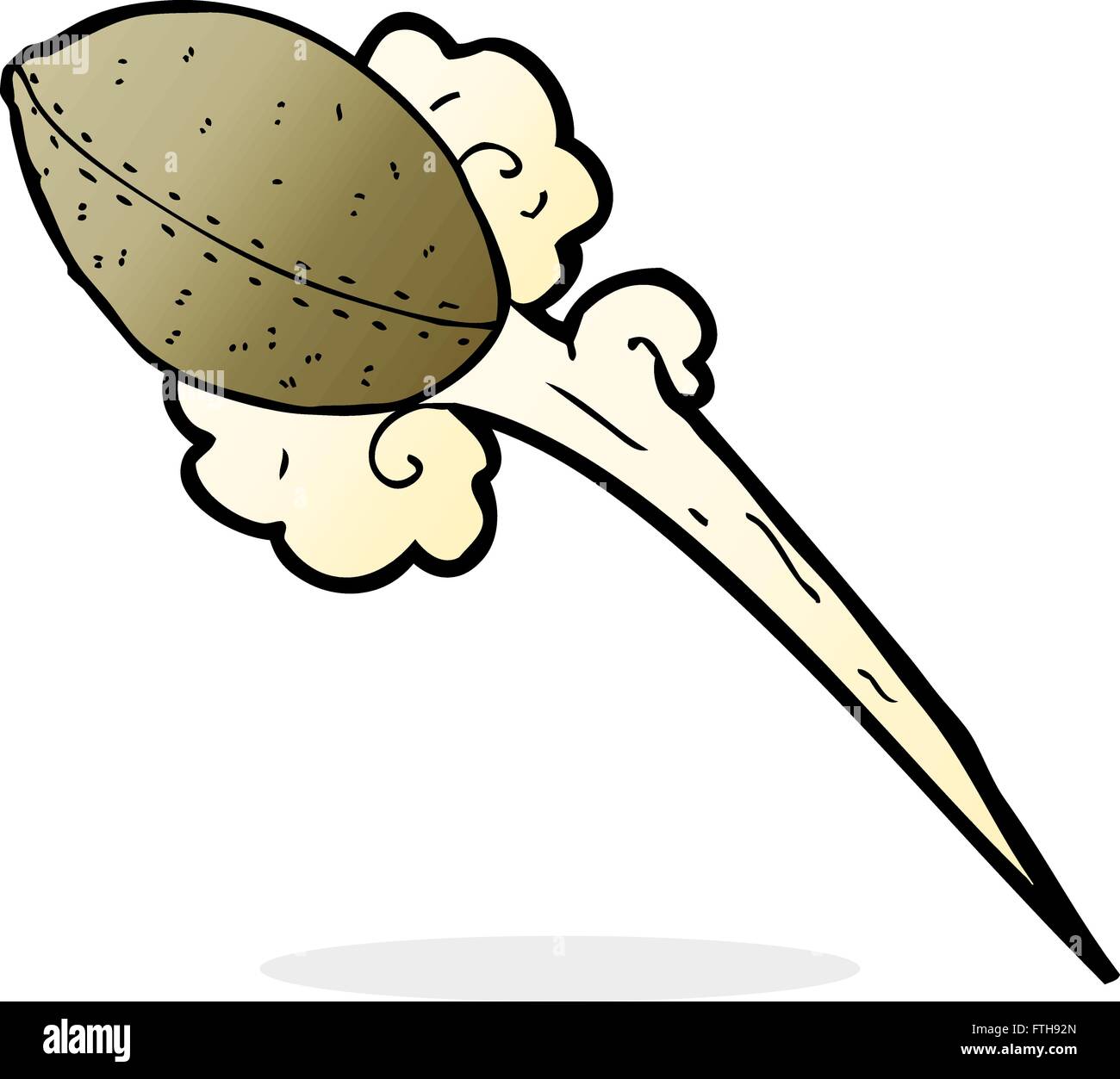 throwing football cartoon Stock Vector Image & Art Alamy